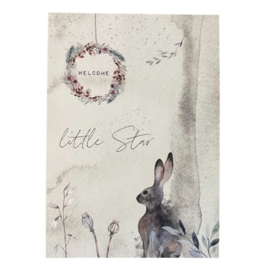Postkarte welcome little star Lilli-Marleen