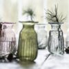 Ib Laursen Hyazinthenvase pebbled Glas smoke – Bild 3