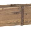 Holzkiste mit 2 Fächern Ziegelform
