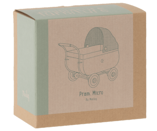 Kinderwagen micro vintage karton