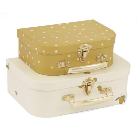 Konges Slojd Koffer Set Lemon Dots Lilli-Marleen