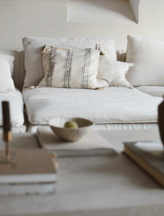 Tine K home Kissenbezug mit Quasten *BOMULD AGAVE* 50x50 cm Couch