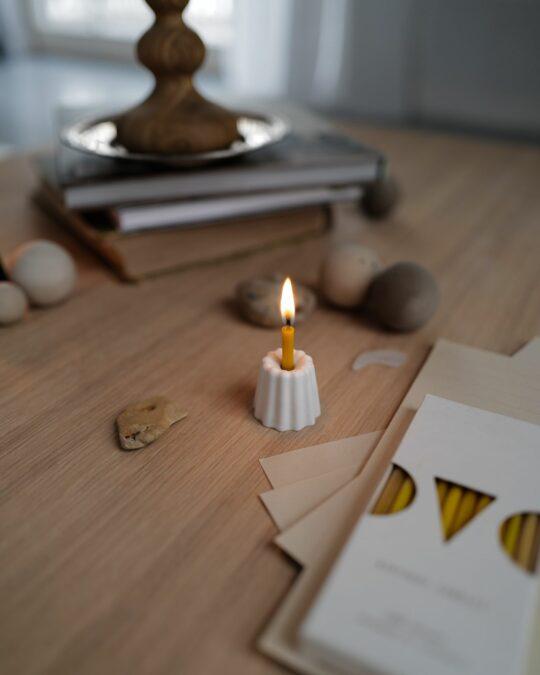 Ovo Porzellan Kerzenhalter klein einzeln