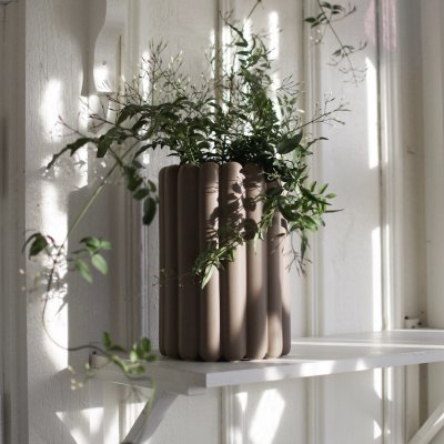 DBKD Mist Vase large *dust*, 27cm Blumen