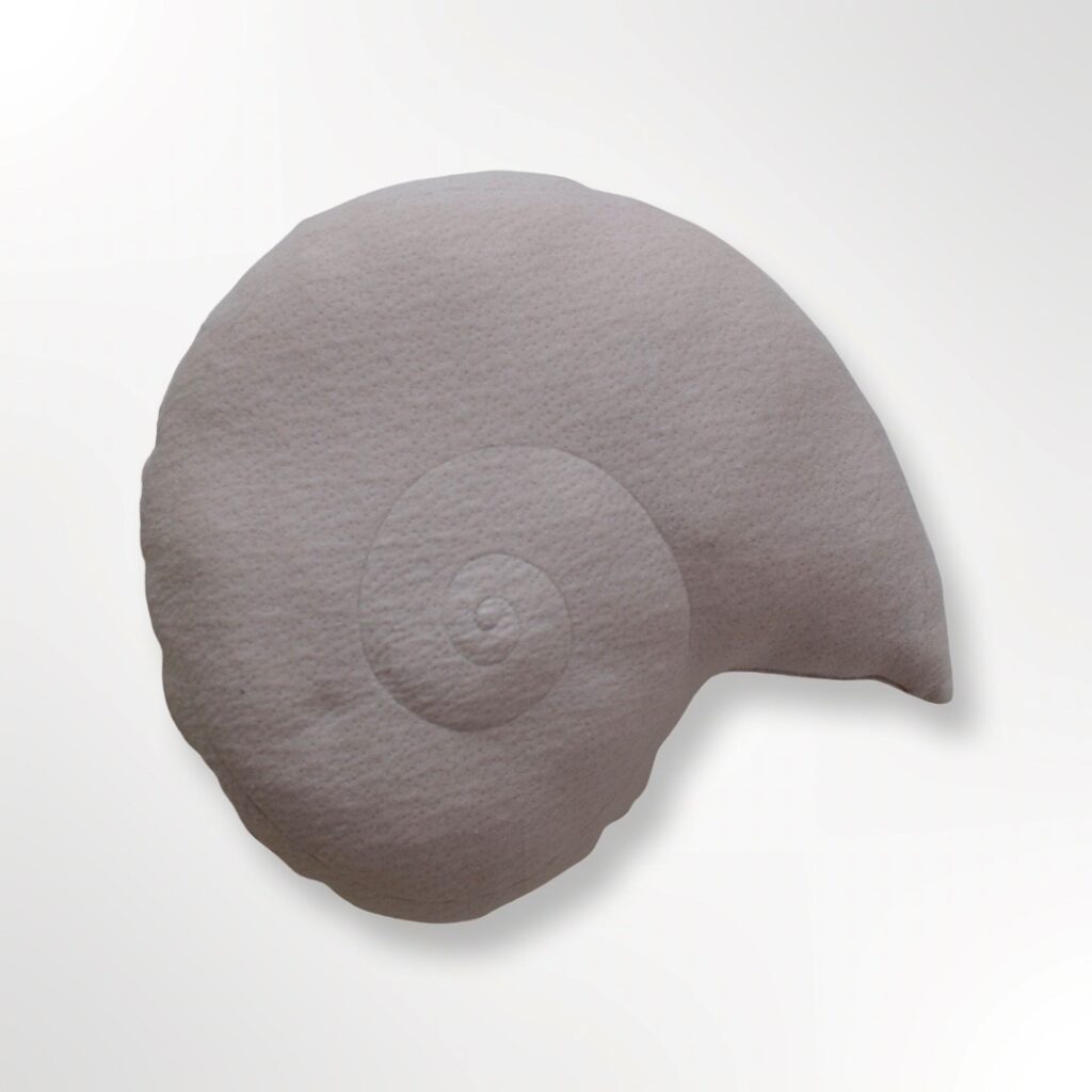 Muschelkissen blush Freisteller