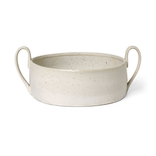 ferm LIVING Schale Centrepiece Flow - off-white