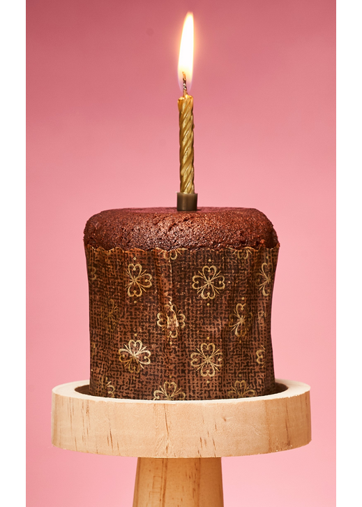 Wondercandle Cancake *Happy Birthday - Goldfunkeln Brownie* Kuchen