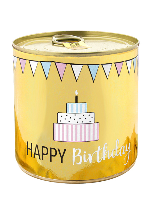 Wondercandle Cancake *Happy Birthday - Goldfunkeln Brownie* Gross