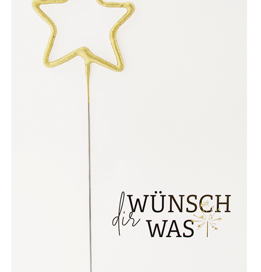 Wondercandle Wondercard *Wünsch dir was* Gross