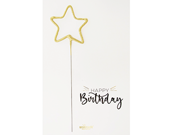 WONDERCANDLE WONDERCARD *Happy Birthday*