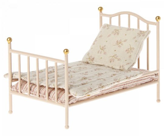 Maileg Vintage Bett, Maus - rose