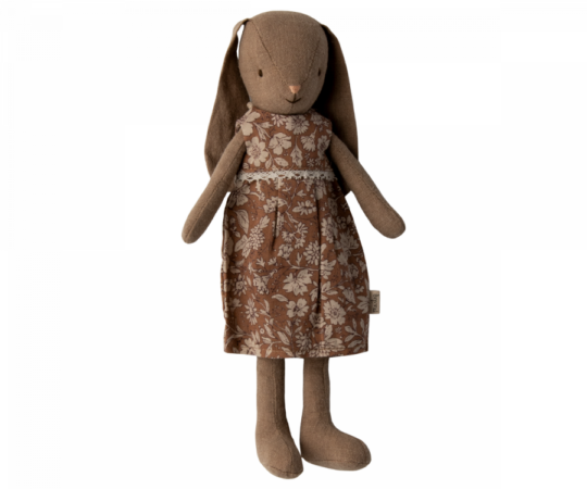 Maileg Hase Größe 2 - Braun Kleid