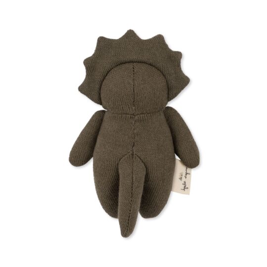 KS6051-Konges Sløjd SpieltierRassel mini triceratops - laurel oak