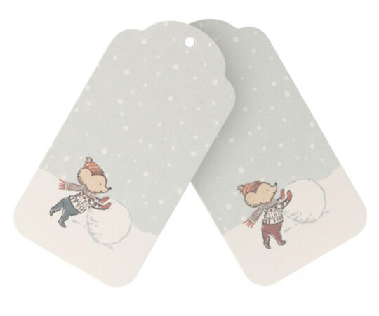 Maileg Geschenkanhänger-Set *Winter Maus* - 12 Stk