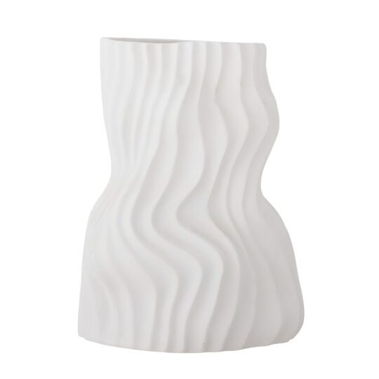 Bloomingville Vase *Sahal* weiss, Keramik