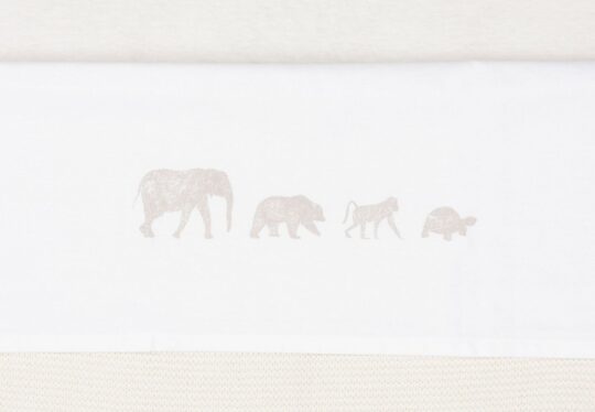 Jollein Bettlaken *Animals nougat* Details
