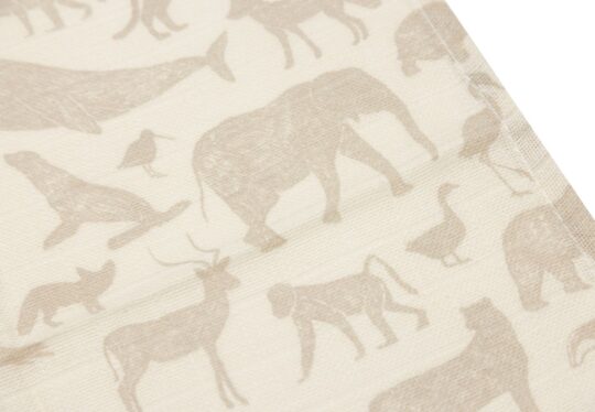 Jollein Mulltücher 115x115 cm *Animals Nougat*, 2er-Pack Details