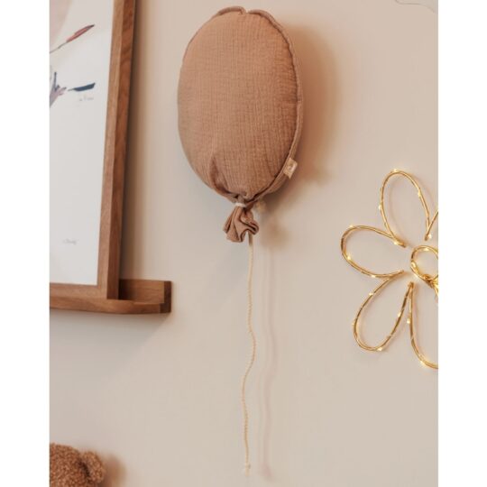 Jollein Wanddeko Musselin *Ballon*, beige Wand