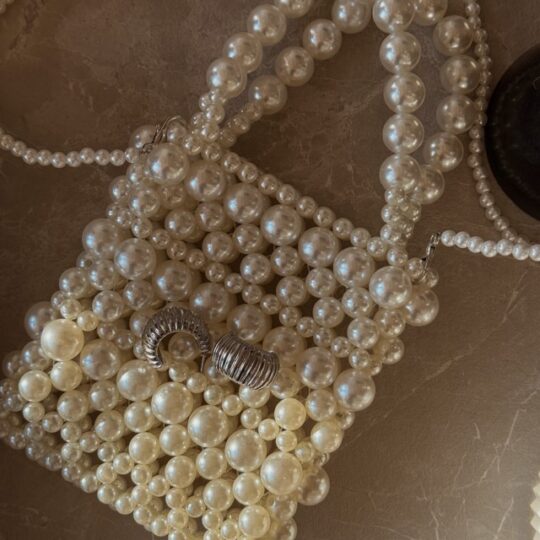 OHRRINGE Creolen geriffelt *Madonna* Tasche