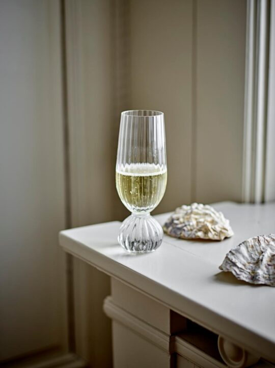 Bloomingville Champagnerglas *Taurin* Muschel