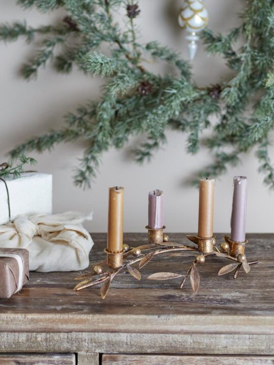 Bloomingville Kerzenhalter *Mirabel* gold xmas