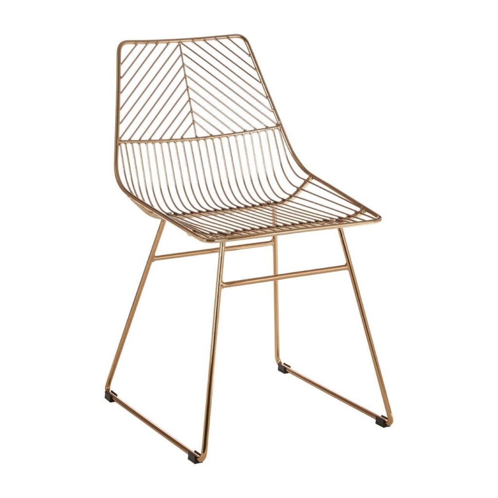 Metallstuhl *Elby* gold