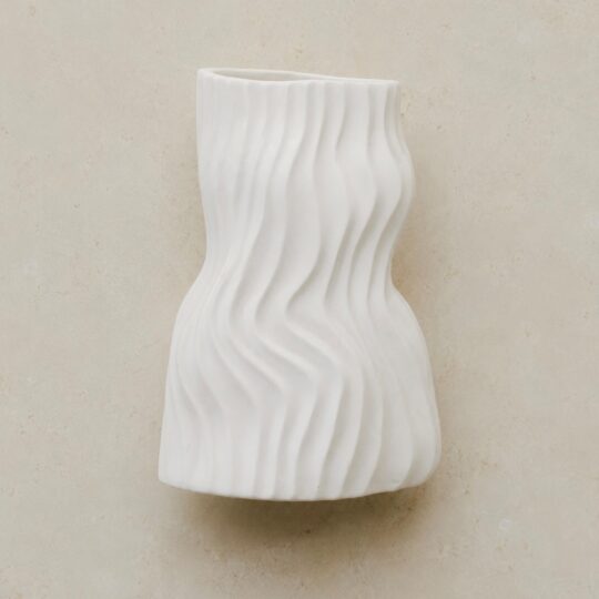 Bloomingville Vase *Sahal* weiss, Keramik