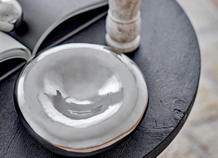 Bloomingville Schale *Shine*, silber Details